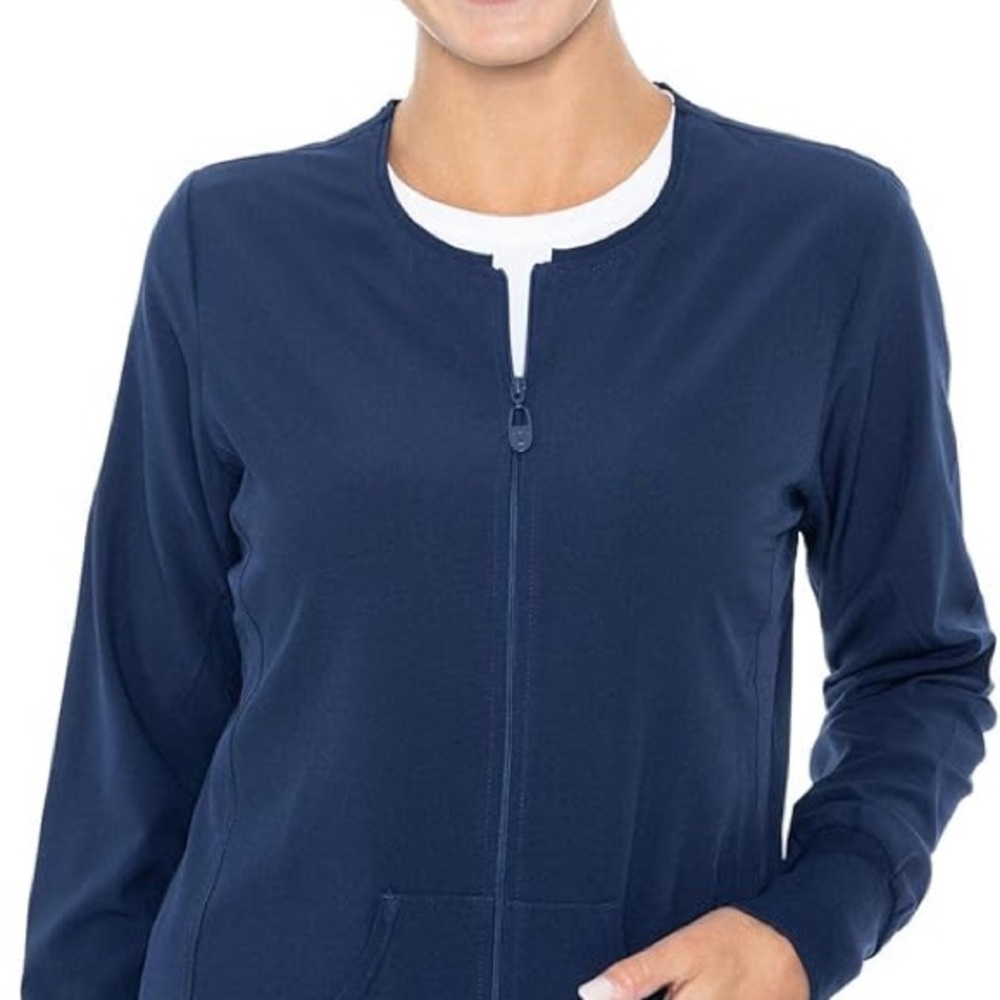Med Couture Activate Navy Blue Scrub Jacket
